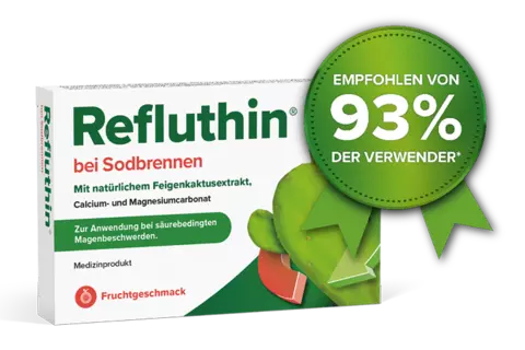 Packungsabbildung Refluthin mit Verwendersiegel