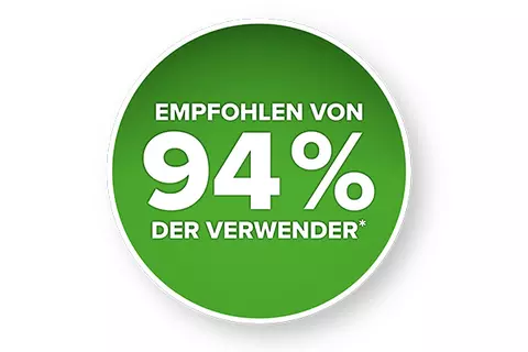 Verwender-Siegel 94%